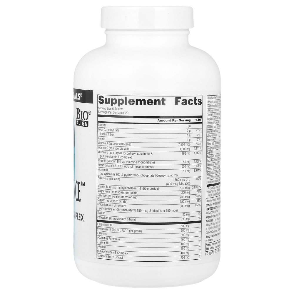 Source Naturals, Heart Science, комплекс мультинутриентов, 120 таблеток