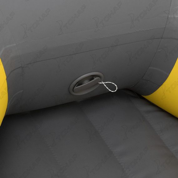 Лодка Алтай А320 надувное дно, желтый/серый (модель A-S320AS) Тонар