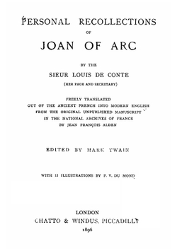 Personal recollections of Joan of Arc | Mark Twain