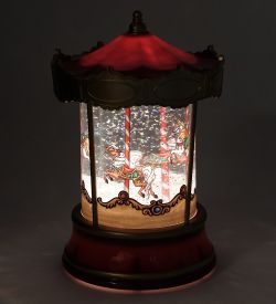 XM-848/2 Новогодняя карусель с подсветкой