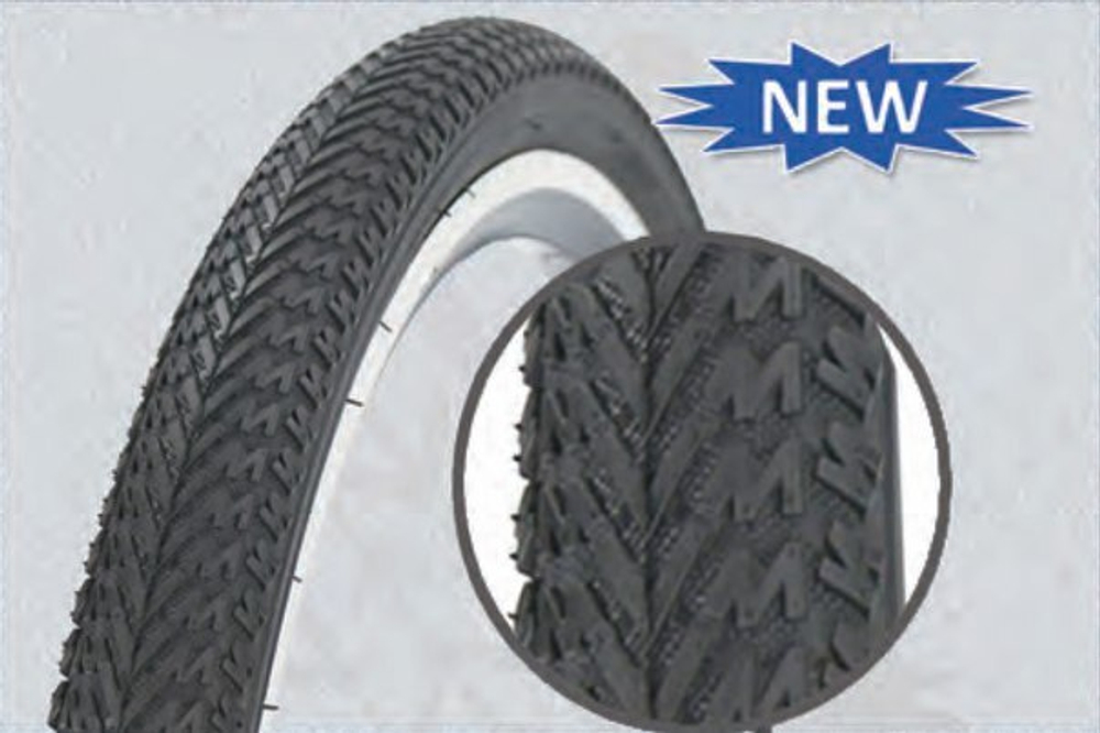 Покрышка велосипедная 24х2.125 черная PQ 826 24*2.125 black