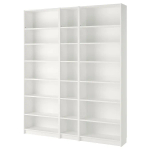 Открытый книжный шкаф - BILLY IKEA/БИЛЛИ ИКЕА, 28х200х237 см, белый