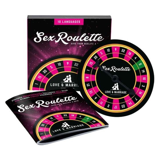 Настольная игра-рулетка Sex Roulette Love &amp; Marriage