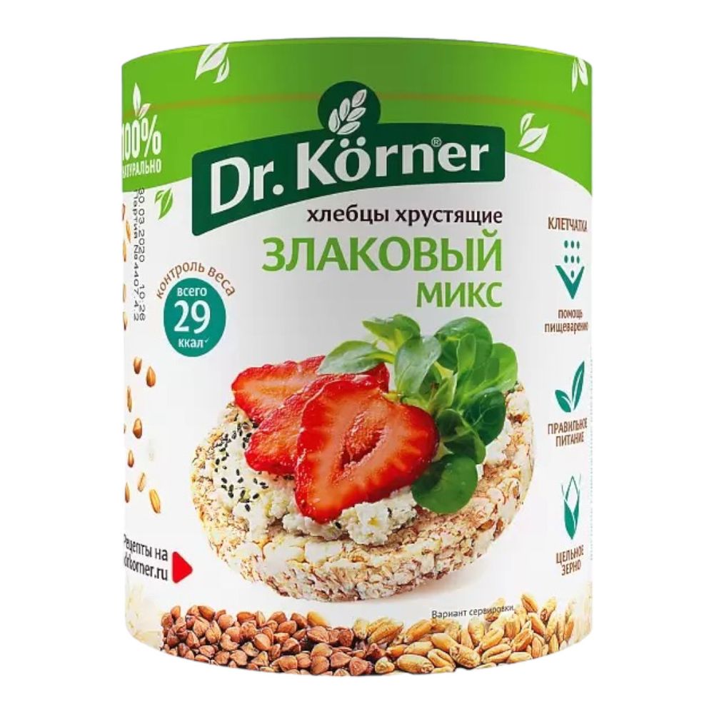 Хлебцы «Злаковый Микс», 90 г (Dr. Korner)