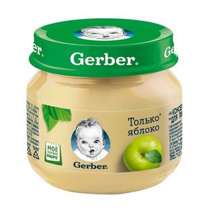 ПЮРЕ GERBER ЯБЛОКО 80 ГР