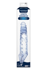 Прозрачная насадка-удлинитель Length Enhancer с подхватом - 27 см. (Цвет: прозрачный)