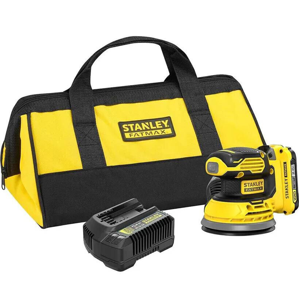Машина шлифовальная эксцентриковая Stanley SFMCW220D1S-QW