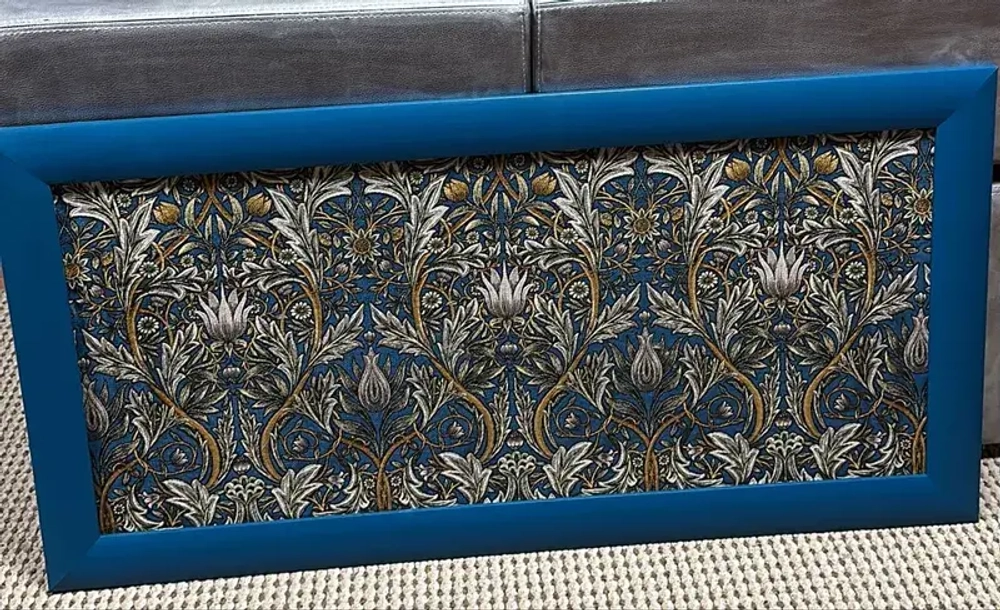 Гобеленовая ткань Ноктюрн синий 175 см