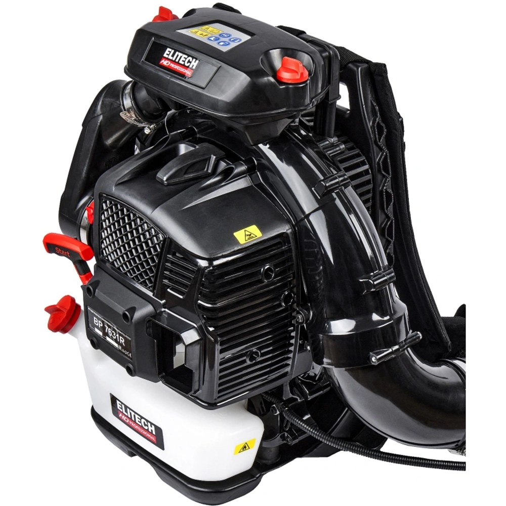 ELITECH BP 7631R воздуходувка бензиновая 4.2 л.с, 3.1 кВт, 92 м/с 204654
