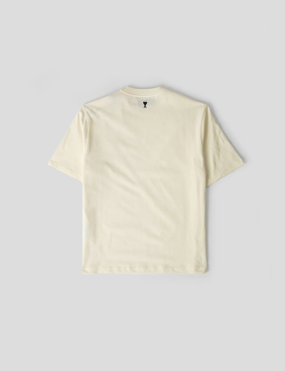 Футболка AMI PARIS Boxy "Blanc Creme"