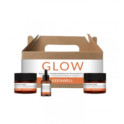 KEENWELL RITUAL GLOW - Набор из 3-х средств Сияние. Крем GLOW 50мл+Сыворотка GLOW 30мл+Маска GLOW 50мл