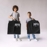 Детский чехол с карманами 110х50, влагостойкий. Never give up