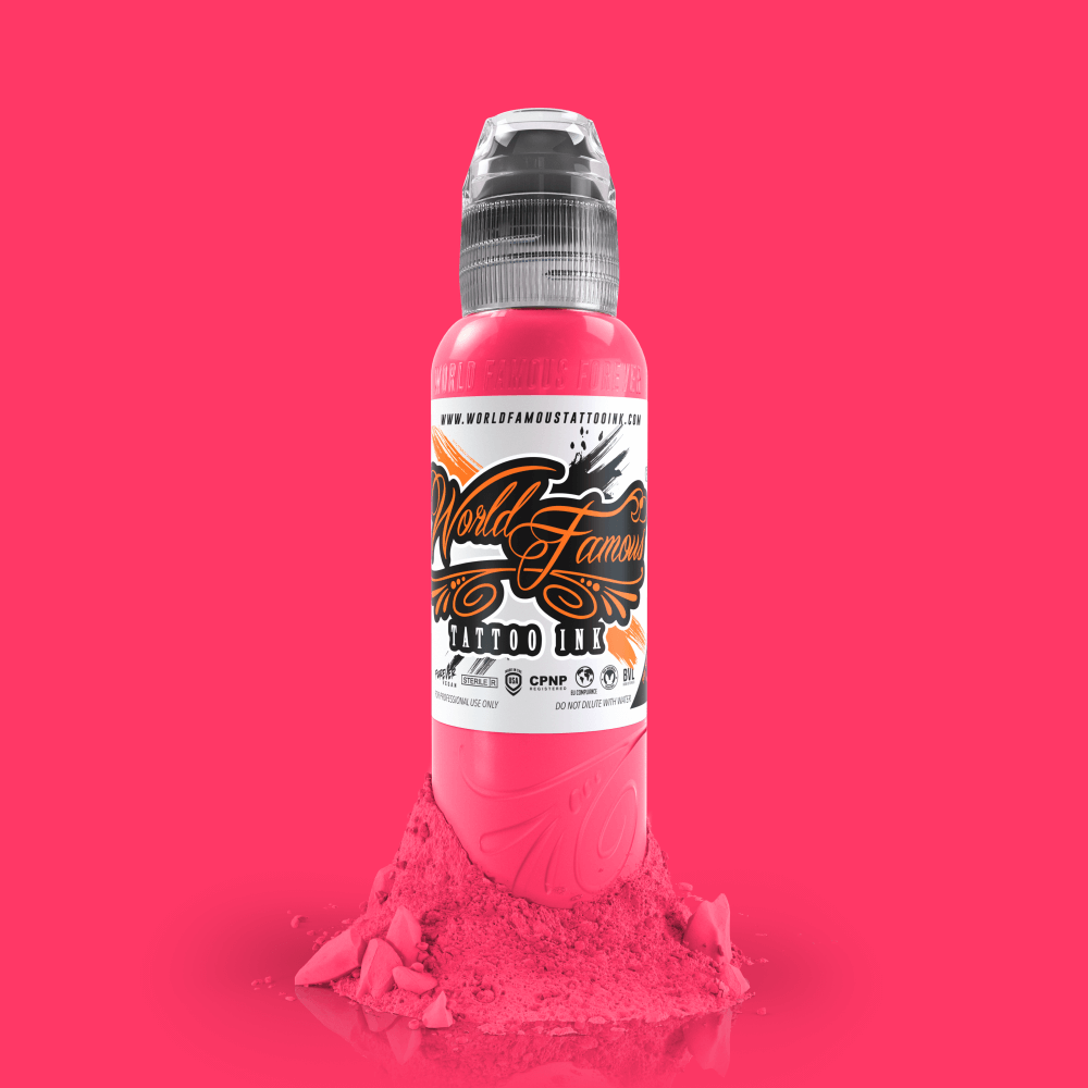Розовая тату краска WFI Crystal Trinket