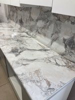 Стеновая панель глянец Мрамор альберика 3 кат 3050*600*4 \4155/1\