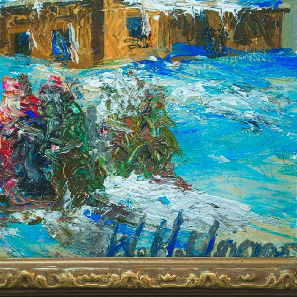 «Дети лепят снеговика»