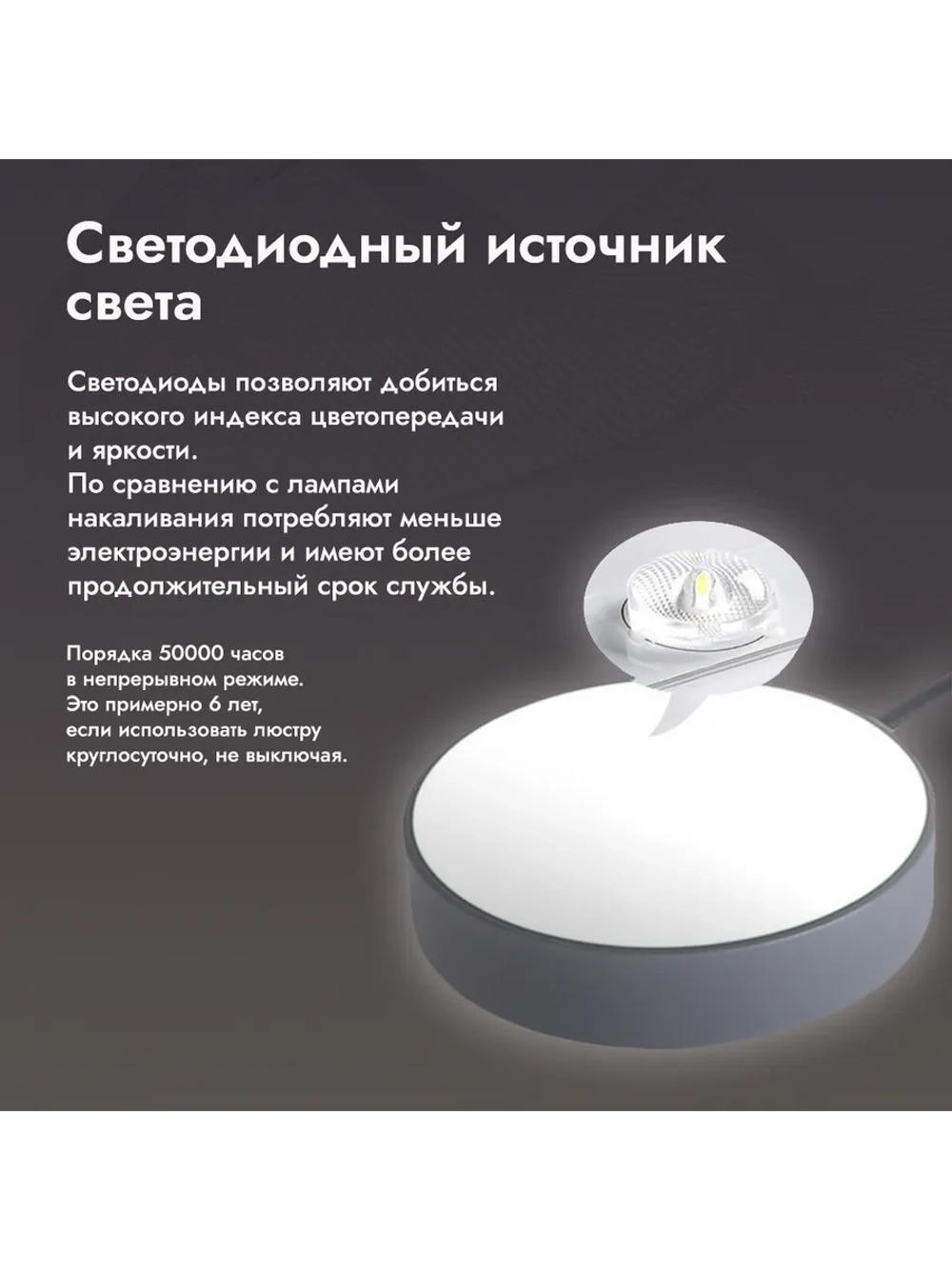 Люстра потолочная светодиодная 8023/3+1WHITE