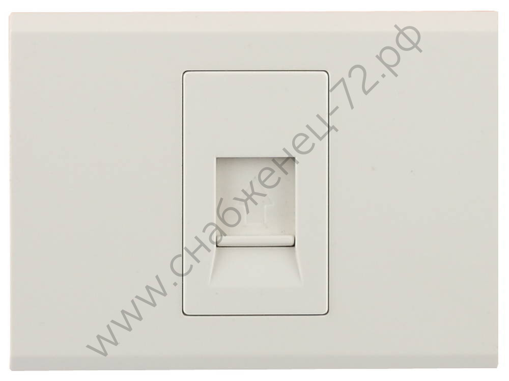 СВЕТОЗАР Эффект, без вставки и рамки, Телефонная розетка (SV-54417-B)