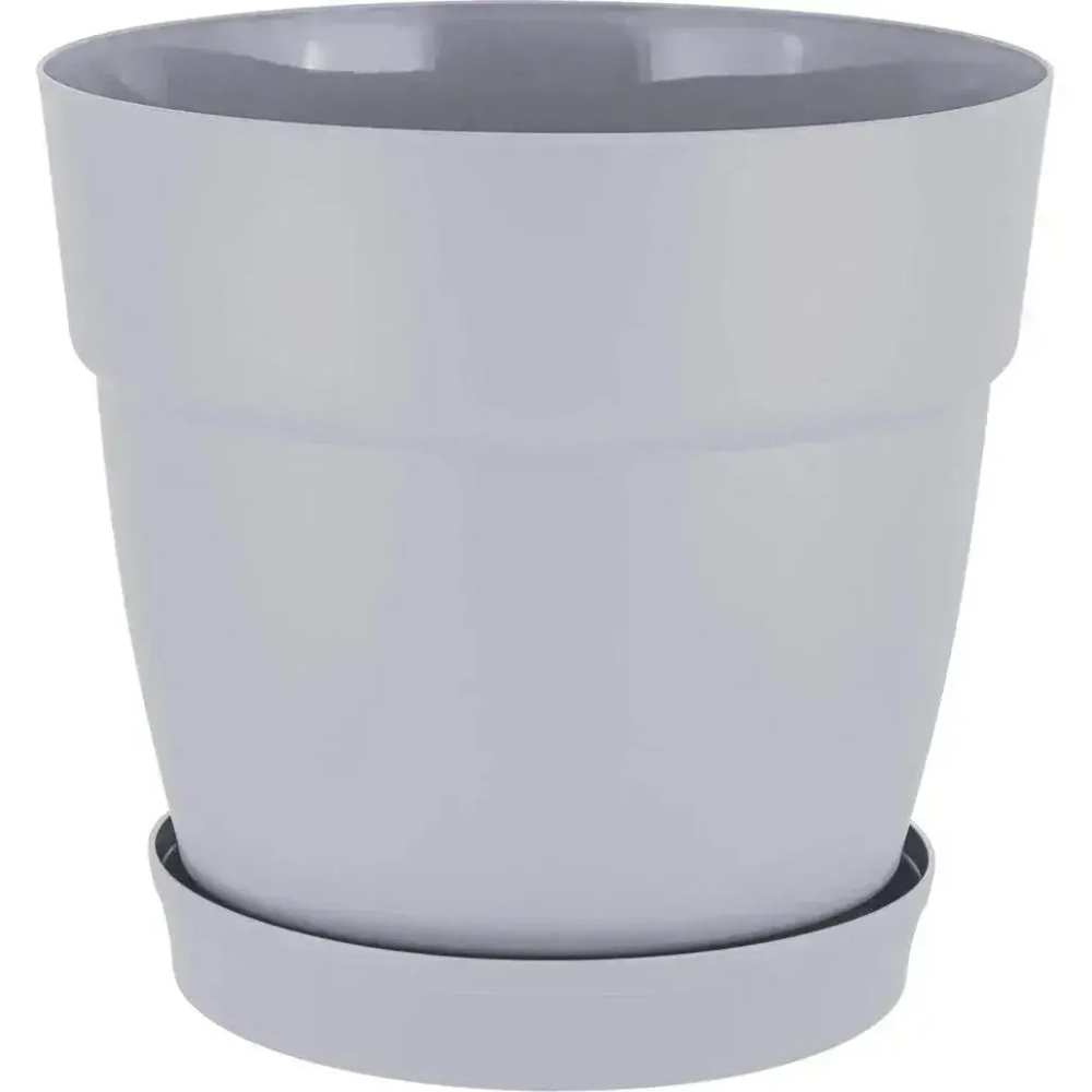 Горшок для цветов InGreen Villa de Fiori, фикс.поддон, 20л, D360мм, на колесиках,утренний