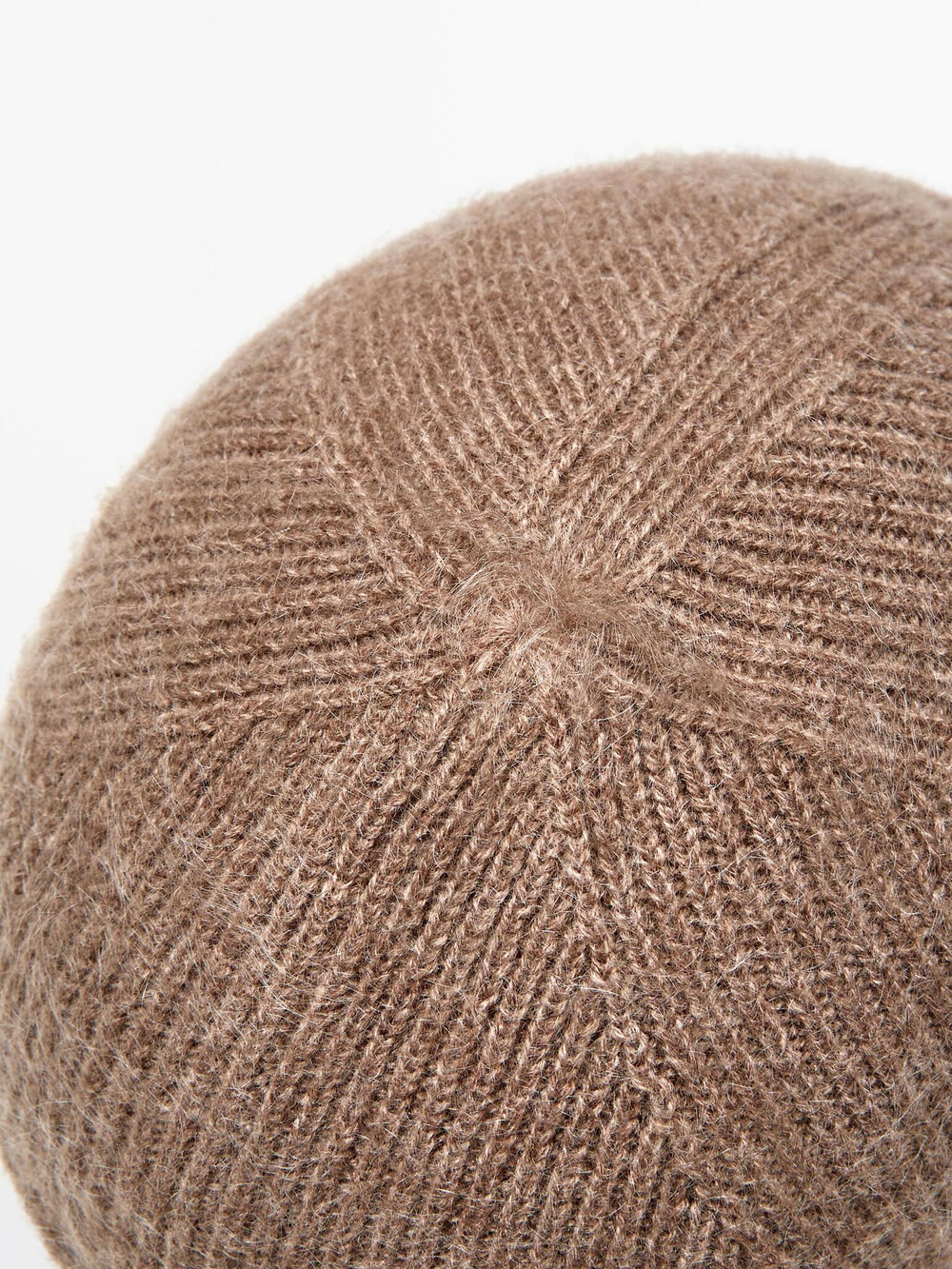 Massimo Dutti Шапка бини из 100% кашемира, песочный