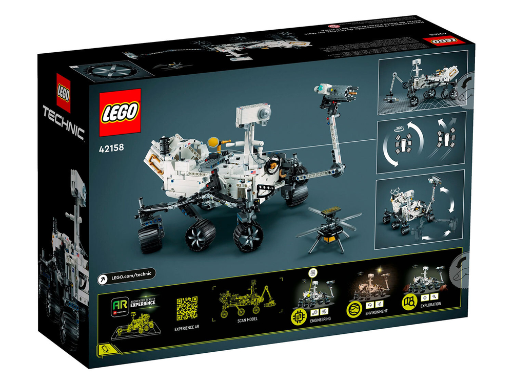 LEGO Technic 42158 Марсоход NASA Perseverance — реалистичная модель для сборки