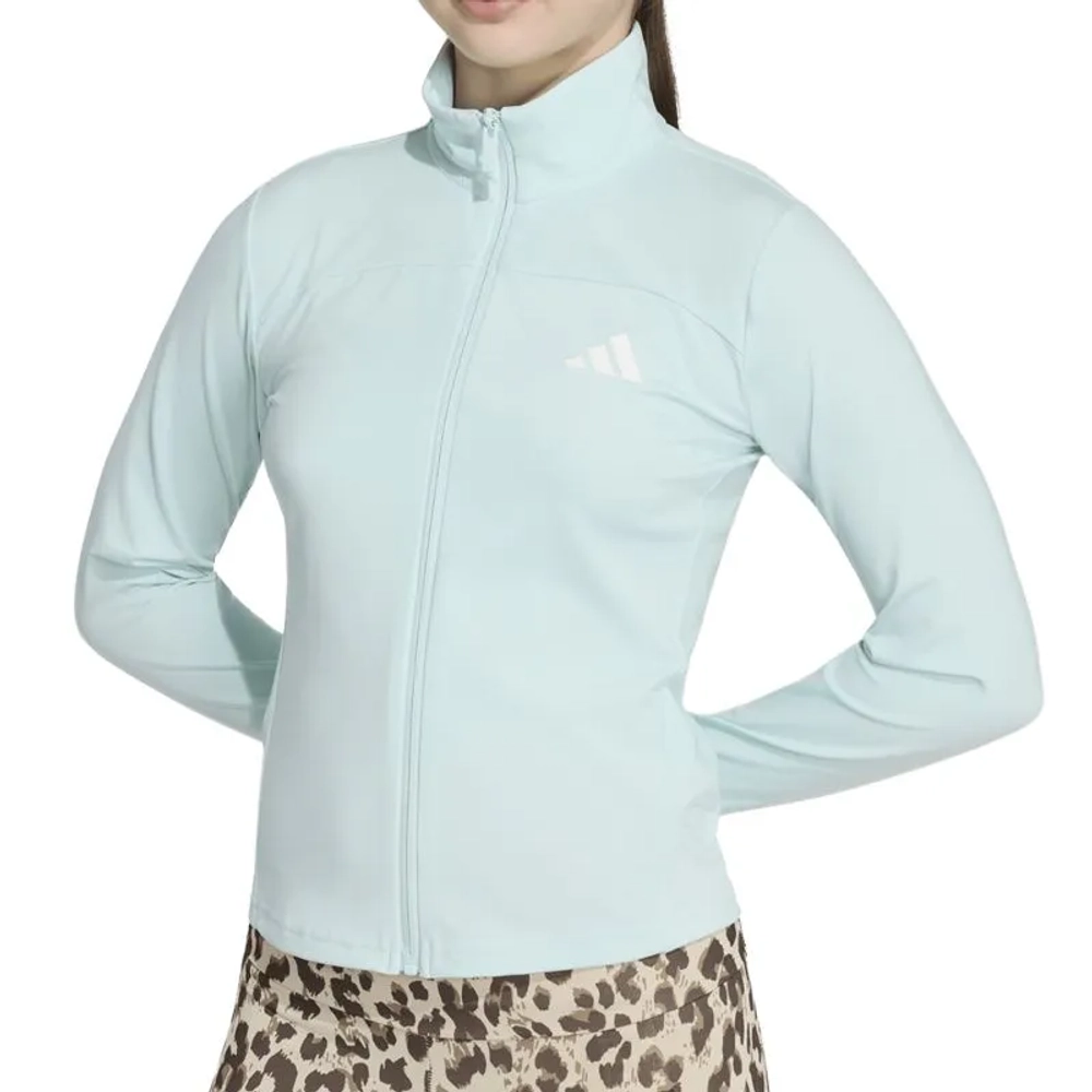 Детская теннисная куртка Adidas Kids Essentials Training - halo mint/white