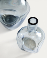 Ваза Olivet из серого стекла 32,5 см