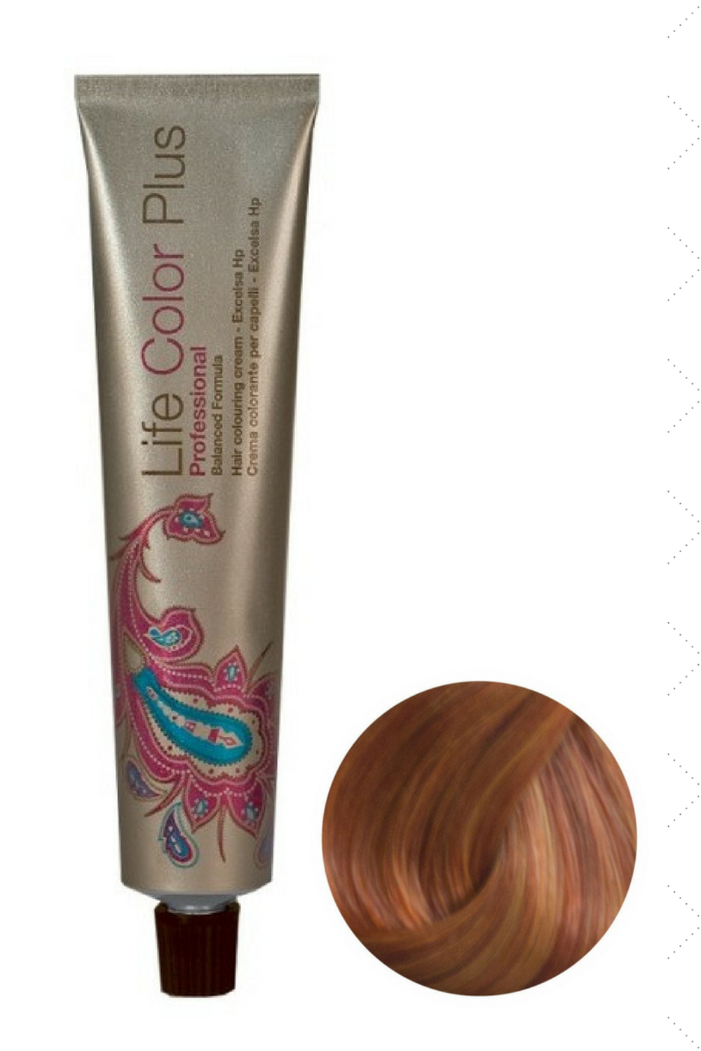 8.4 NEW светлый блондин медны  Life Color Plus.100мл