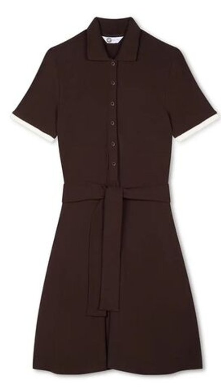Теннисное платье Roland Garros Heritage Tina - chocolate