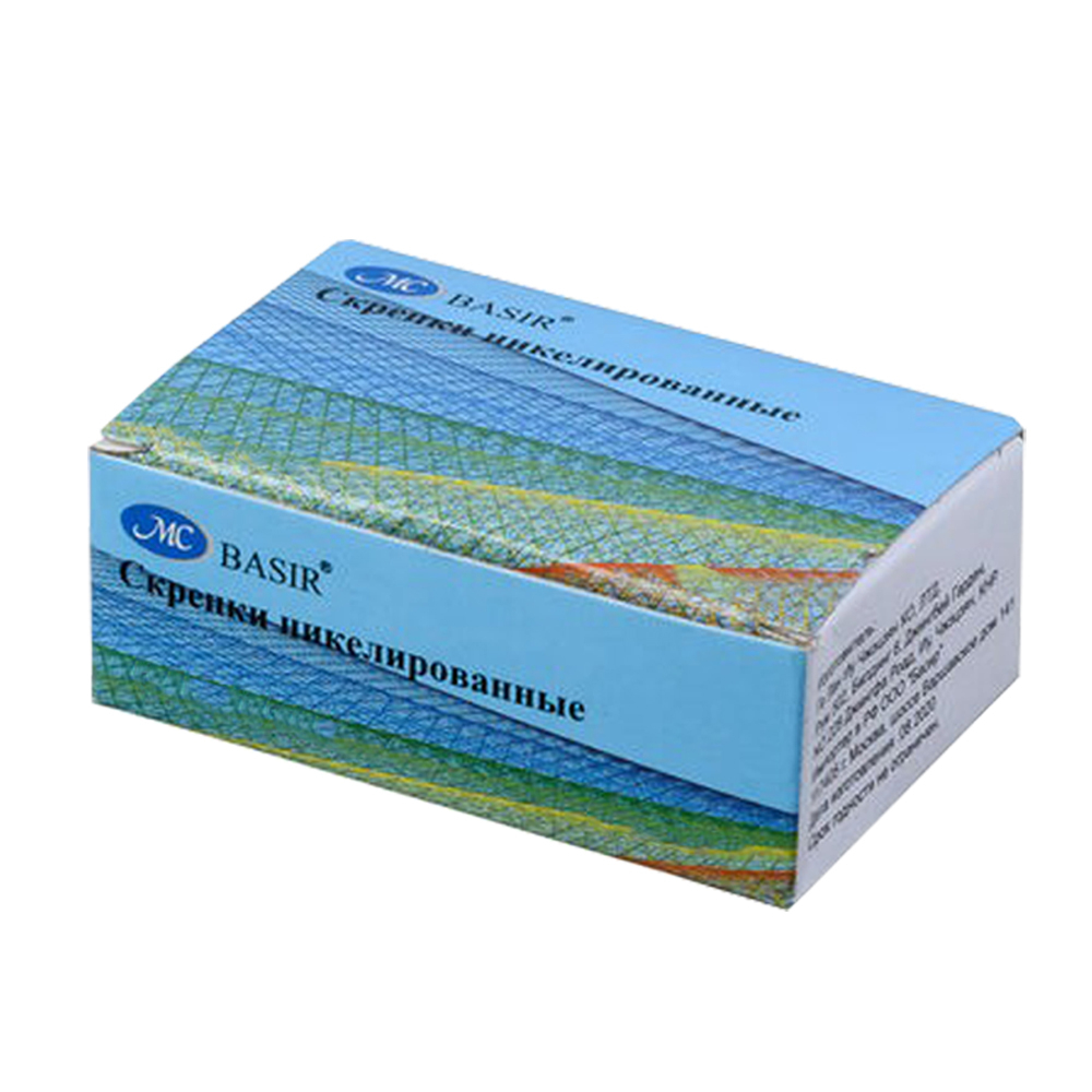 Скрепки канцелярские большие 50 мм, 100 шт, MC-Basir, набор скрепок для бумаги, никелированные
