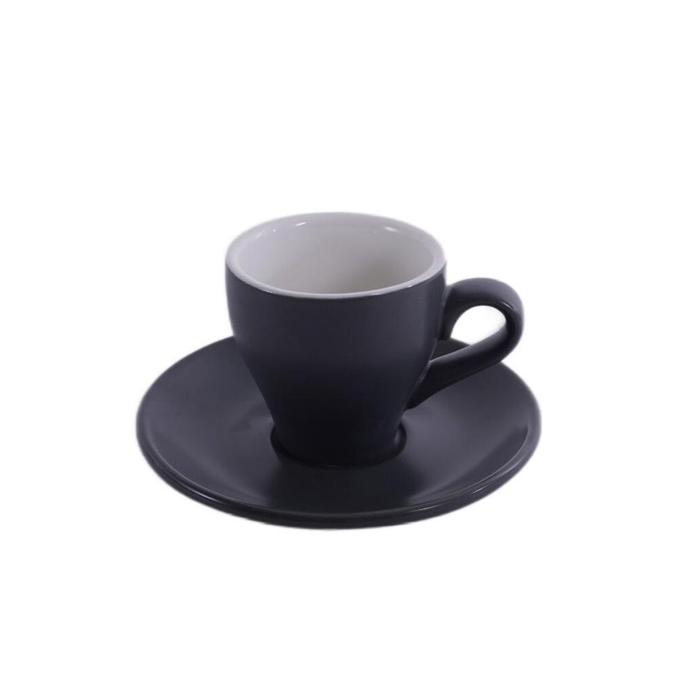 Кофейная пара 100 мл серая матовая d 6,4 см h6,2 см Barista (Бариста) P.L. Proff Cuisine [6]