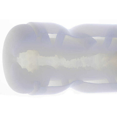 Мастурбатор из силиконового геля Genmu Pinky, оранжевый (Цвет: Оранжевый. Вкладка белая)