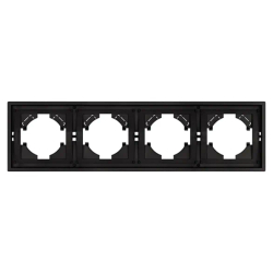 Рамка пластиковая FRM-TENDO-SFPL-4-BK (Arlight, -) 054654