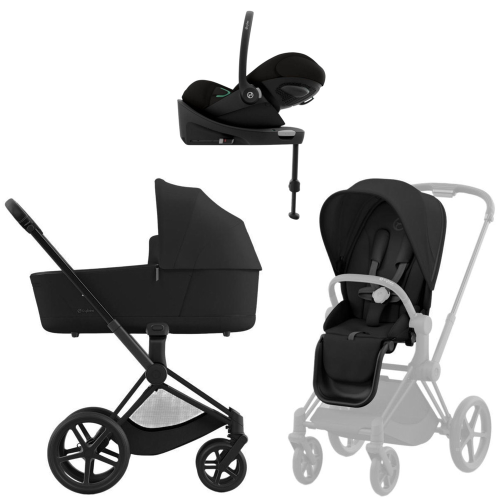 Коляска Cybex Priam IV Matt Black complete Cloud G Magic Black Base G 4 в 1 Sepia Black