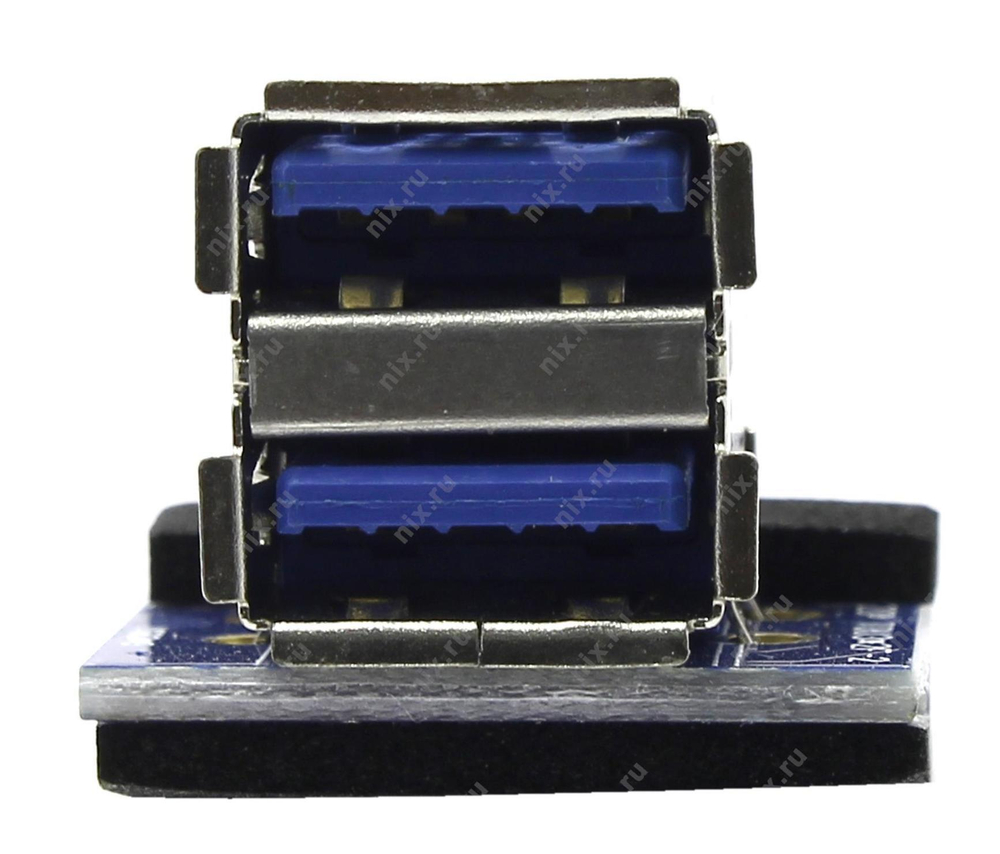 Espada &lt;EI DC20p-USB3x2s&gt; Переходник 20pin -&gt; 2xUSB3.0 (вертикальное расположение портов)