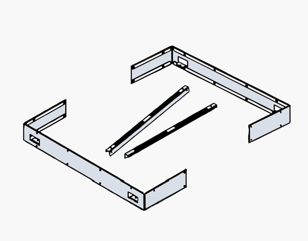 SENTIO BY HARVIA Комплект креплений для защитного ограждения (для моделей Concept R и Concept R combi), CP-R-HSR