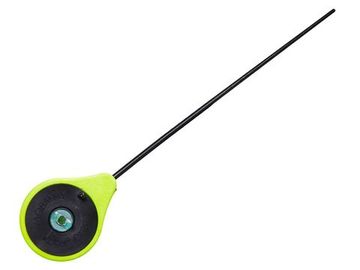 Удочка-балалайка зимняя Lucky John MORMAX 24см жёлтая