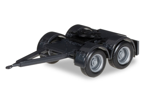 Тележка для седельного тягача, удлиненная (4 шт.), черная