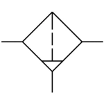 LF-1/2-D-MIDI Фильтр влагоотделитель G1/2, 16 бар, 40 Мкм