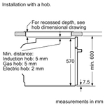 Встраиваемый духовой шкаф BOSCH HBG537NW0R