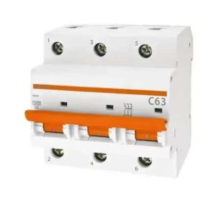 Автоматический выключатель ВА47-100 10кА, 3п 63А (С)