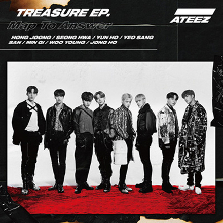 Японский альбом ATEEZ - TREASURE EP.Map To Answer [DVD/Standard A Ver.]