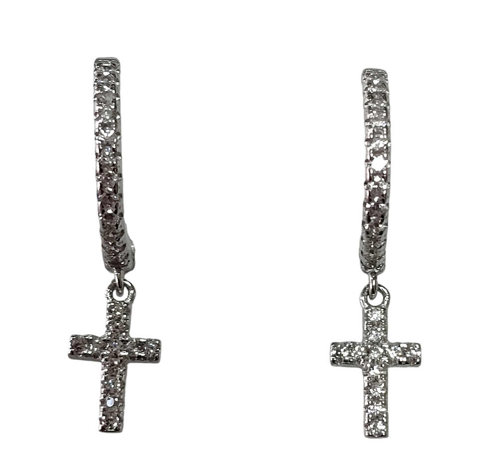 Ювелирные серьги из серебра