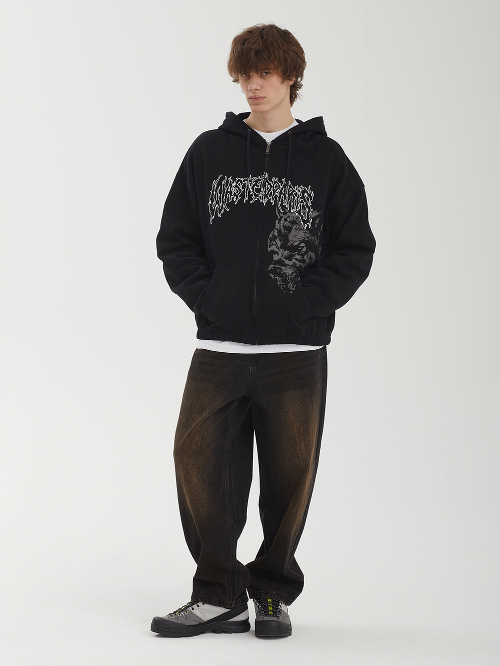 Мужская Толстовка Varg Boxy Zip