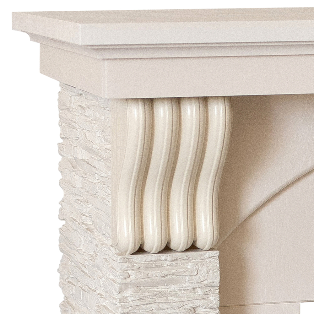 Каминокомплект Real Flame Corfino WT с очагом 3D Oregan