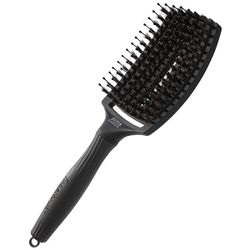 Щетка для волос Olivia Garden Fingerbrush, Care Iconic Boar&Nylon Full, Black, L ID1731