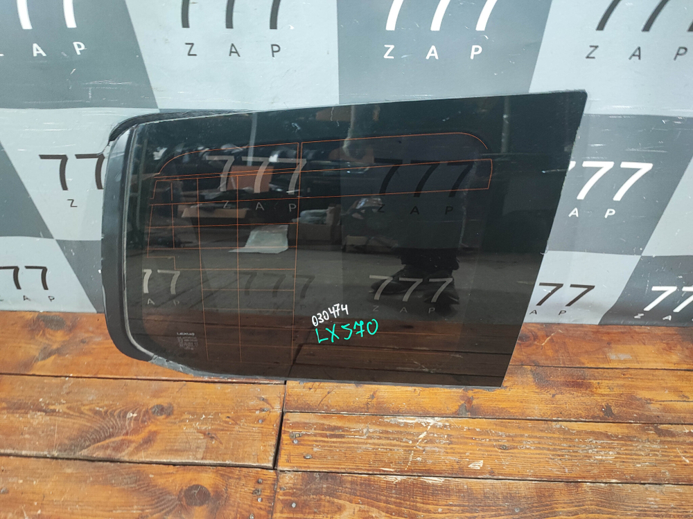 Стекло багажника правое Lexus LX 3 07-15 Б/У Оригинал 6271060E30