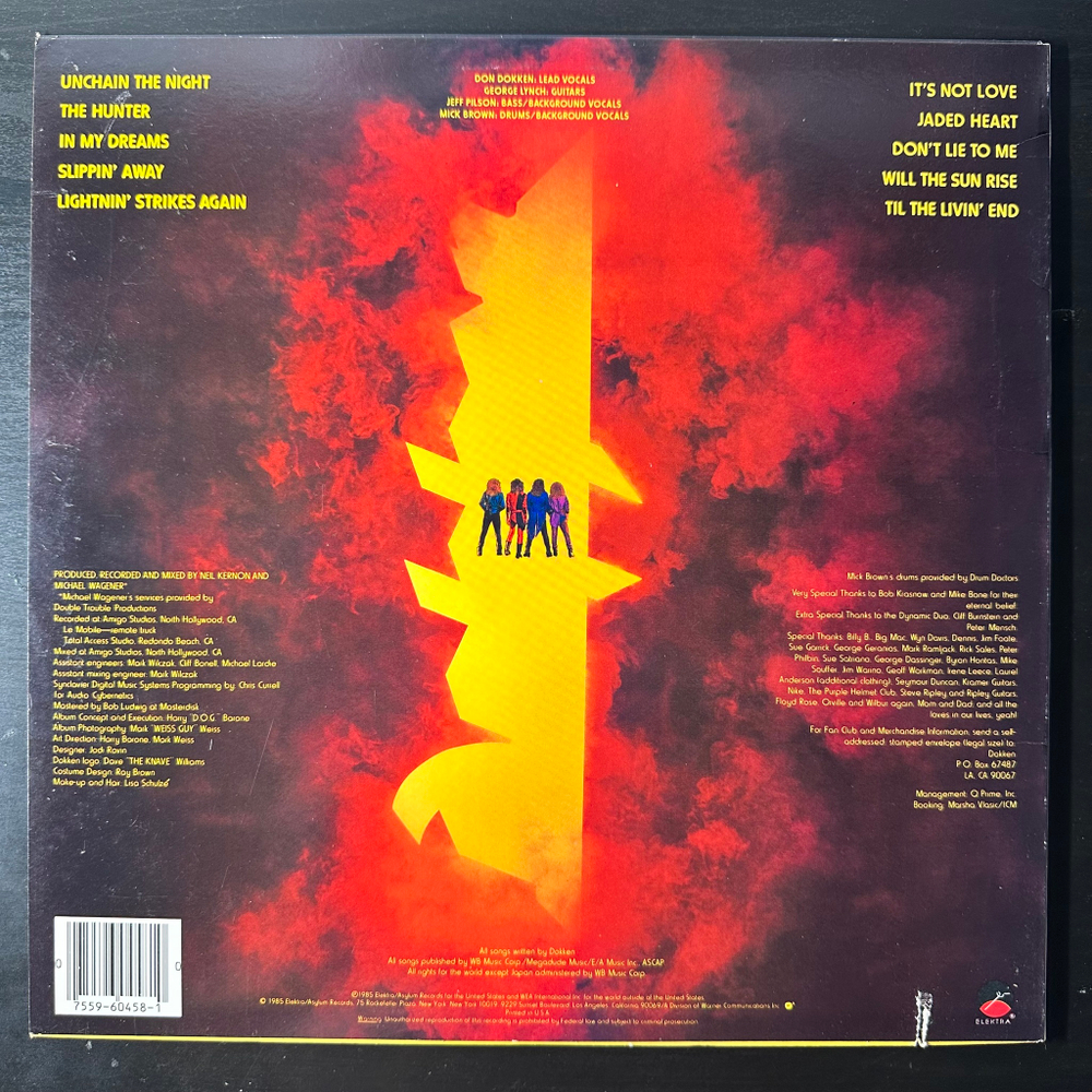 Dokken ‎– Under Lock And Key (США 1985г.)