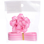 Набор для декорирования «Стиль» бант 6см, лента 2см (3м), Розовый