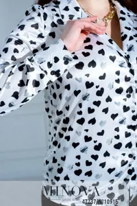 Рубашка 1091Б-белый Minova