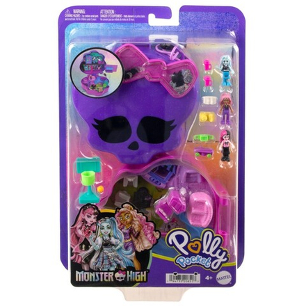Polly Pocket - Monster High компактный набор 3 куклы + аксессуары HVV58 / артикул   HVV58  / GTIN 194735208517